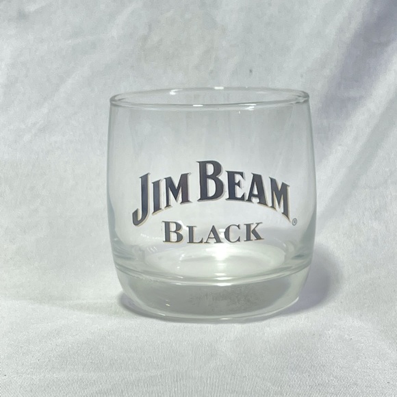Jim Beam Dining 6 Jim Beam Black Whiskey Glasses Bourbon Bar Glass Poshmark